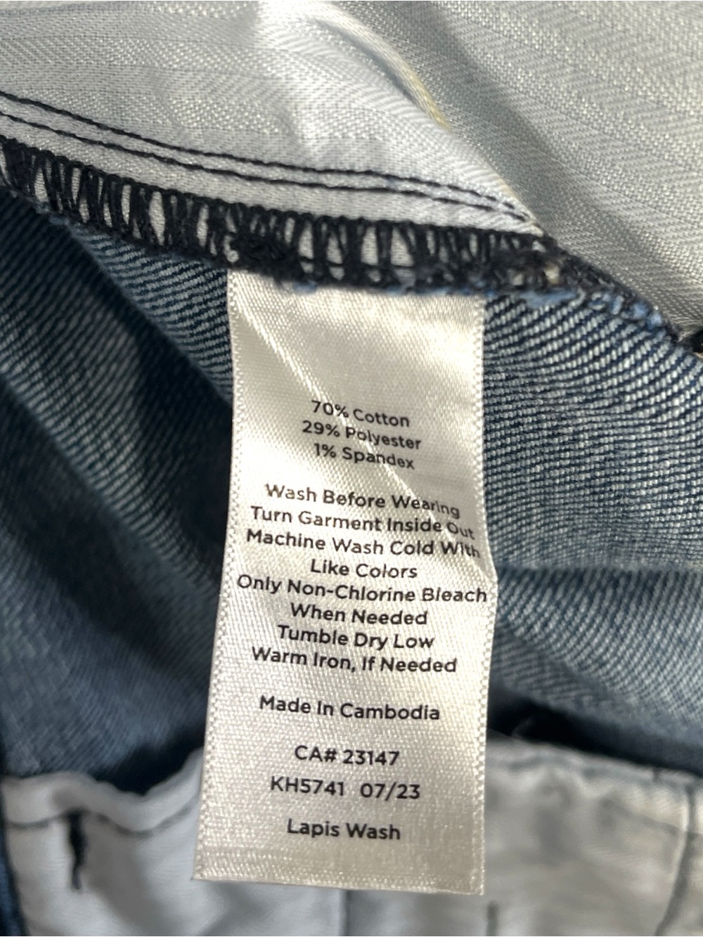 Talbots Flare Leg Pintuck Jeans- Lapis Wash Size 16 - Picture 11 of 11